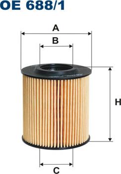 Filtron OE688/1 — Filtr oleju