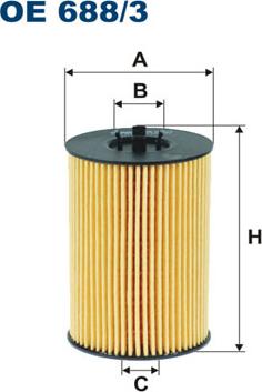 Filtron OE688/3 — Filtr oleju