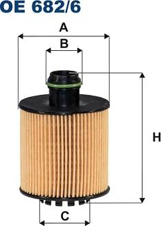 Filtron OE682/6 — Filtr oleju