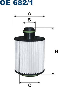 Filtron OE682/1 — Filtr oleju
