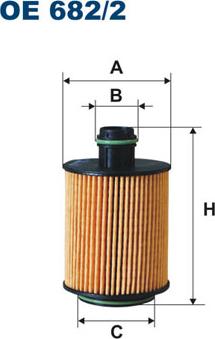Filtron OE682/2 — Filtr oleju