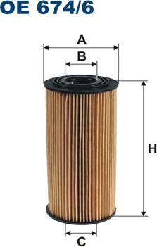 Filtron OE674/6 — Filtr oleju