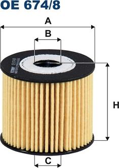 Filtron OE 674/8 — Filtr oleju