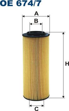 Filtron OE674/7 — Filtr oleju
