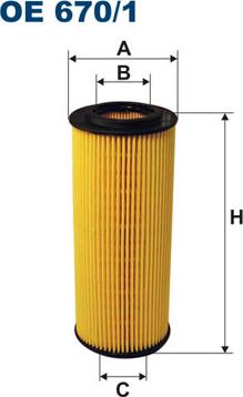 Filtron OE670/1 — Filtr oleju