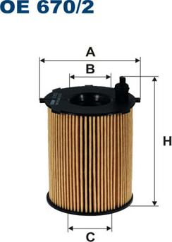 Filtron OE670/2 — Filtr oleju