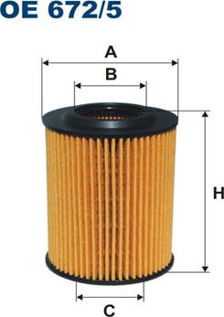 Filtron OE672/5 — Filtr oleju
