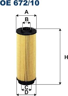 Filtron OE 672/10 — Filtr oleju