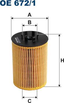 Filtron OE672/1 — Filtr oleju