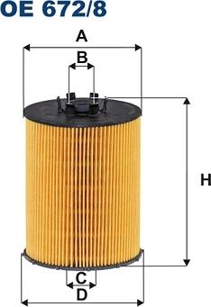 Filtron OE 672/8 — Filtr oleju