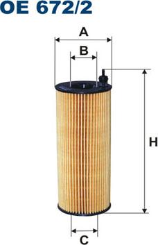 Filtron OE672/2 — Filtr oleju