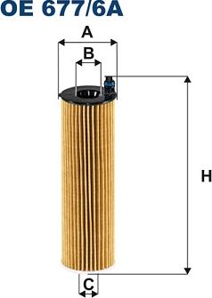 Filtron OE 677/6A — Filtr oleju