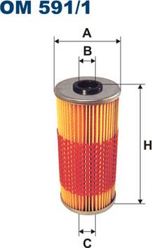 Filtron OM591/1 — Filtr oleju