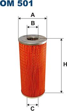 Filtron OM501 — Filtr oleju