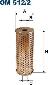 Filtron OM512/2 — Filtr hydrauliczny, układ kierowniczy