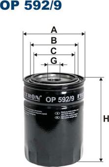 Filtron OP592/9 — Filtr oleju