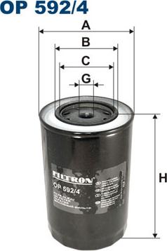 Filtron OP592/4 — Filtr oleju