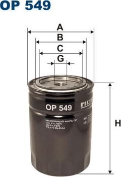 Filtron OP549 — Filtr oleju