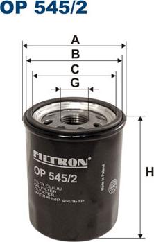 Filtron OP545/2 — Filtr oleju