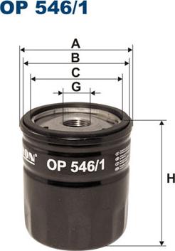 Filtron OP546/1 — Filtr oleju