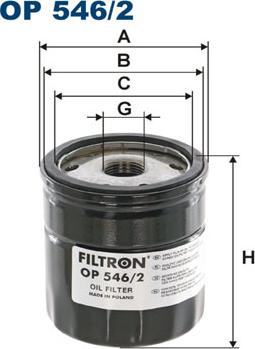 Filtron OP546/2 — Filtr oleju