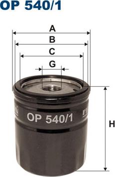 Filtron OP540/1 — Filtr oleju