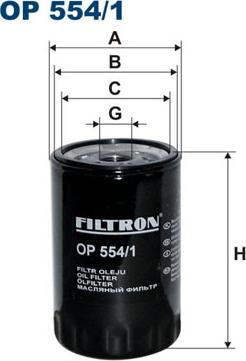 Filtron OP554/1 — Filtr oleju
