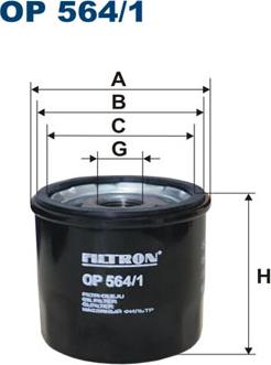 Filtron OP564/1 — Filtr oleju