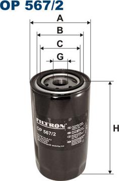 Filtron OP567/2 — Filtr oleju