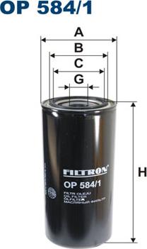 Filtron OP584/1 — Filtr oleju