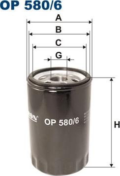 Filtron OP580/6 — Filtr oleju