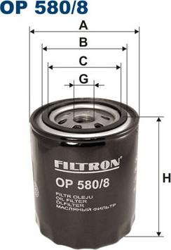 Filtron OP580/8 — Filtr oleju