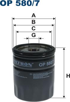 Filtron OP580/7 — Filtr oleju