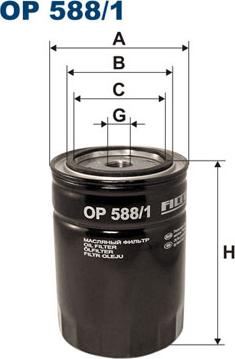 Filtron OP588/1 — Filtr oleju