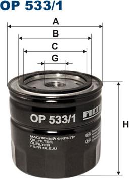 Filtron OP533/1 — Filtr oleju