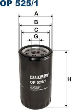 Filtron OP525/1 — Filtr oleju