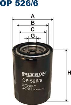 Filtron OP526/6 — Filtr oleju