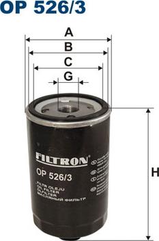 Filtron OP526/3 - FILTR OLEJU