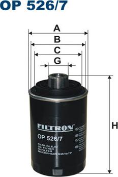 Filtron OP526/7 — Filtr oleju