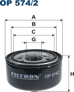 Filtron OP574/2 — Filtr oleju