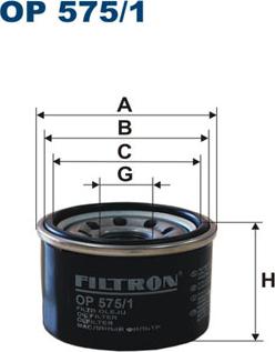 Filtron OP575/1 — Filtr oleju