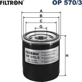 Filtron OP 570/3 — Filtr oleju