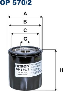 Filtron OP570/2 — Filtr oleju
