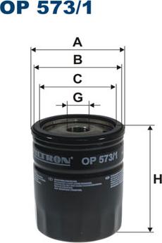 Filtron OP573/1 — Filtr oleju