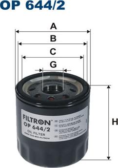 Filtron OP644/2 — Filtr oleju