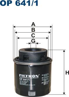Filtron OP641/1 — Filtr oleju