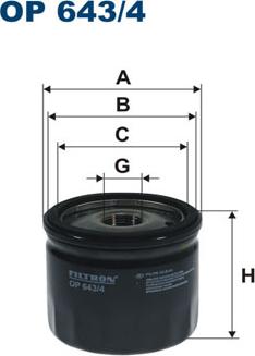 Filtron OP643/4 — Filtr oleju