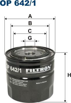 Filtron OP642/1 - FILTR OLEJU