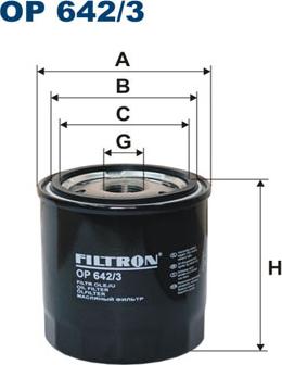 Filtron OP642/3 — Filtr oleju