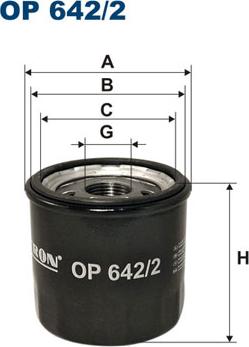 Filtron OP642/2 — Filtr oleju